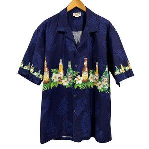 Vintage 90’s Pacific Legend Apparel Beverage Bottles Hawaiian Shirt Size XXL